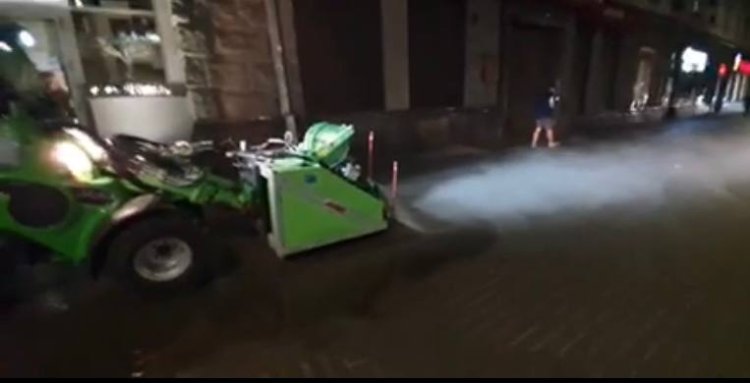 SPĂLAREA MECANIZATĂ A STRĂZILOR, TROTUARELOR ȘI STAȚIILOR DE AȘTEPTARE