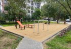Amenajare a unui teren de fitnees/workout în preajma mai multor blocuri de locuit din strada Albișoara