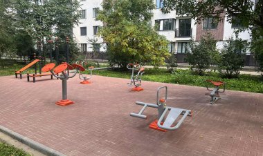 A fost amenajat un teren de fitnees/workout în preajma mai multor blocuri de locuit din strada Albișoara