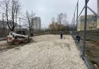 Un nou teren de baschet în curtea unui liceu din capitală