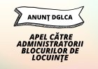 Apel către administratorii blocurilor de locuințe