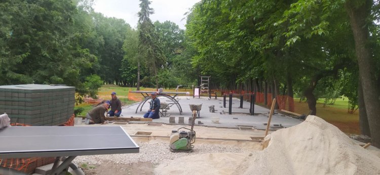 Leagăne, două terenuri de joacă pentru copii și un teren de fitness și workout în parcul "Dendrariu"