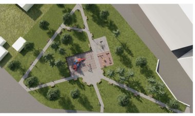 Pe strada Colina Pușkin 20 urmează a fi amenajat un scuar